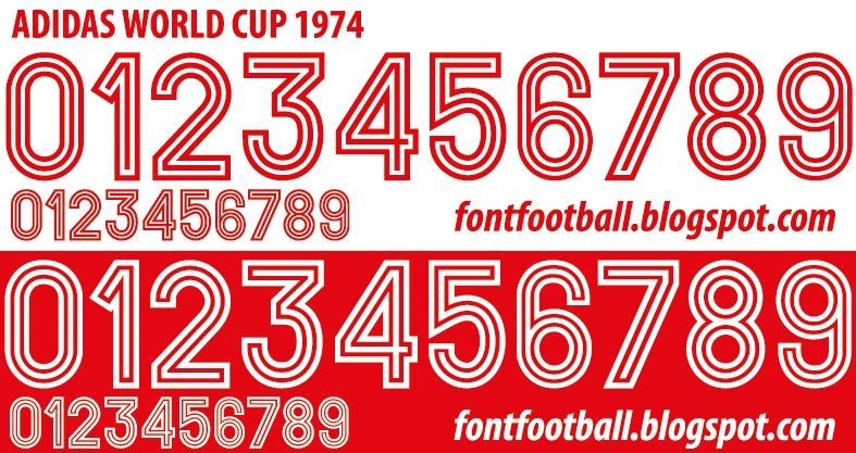 Font Vector Adidas World Cup 1974 kit_0