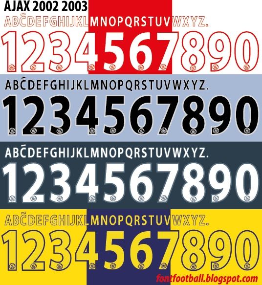 Font Vector Ajax 2002 2003 kit_0