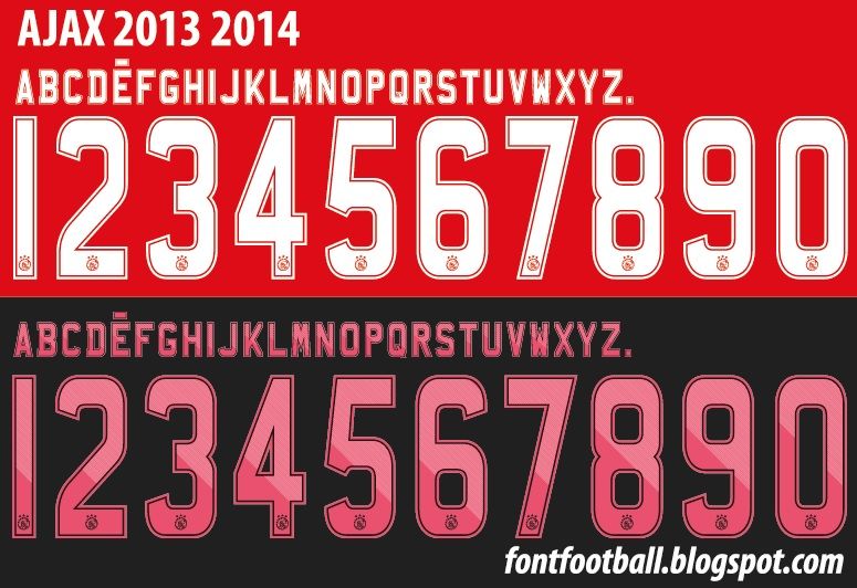 Font Vector Ajax 2013 2014 kit_0