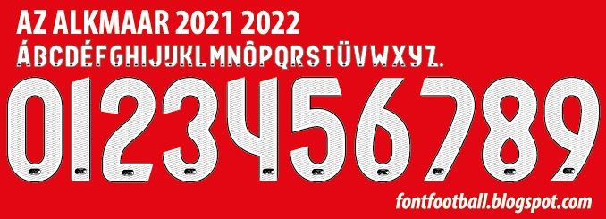 Font Vector AZ Alkmaar 2021 2022 kit_0