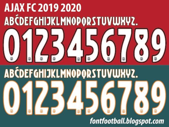 Font Vector Ajax 2019 2020 kit_0