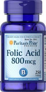 فوليك اسيد بيوريتانز800مجم250قرص (folic acid)_0