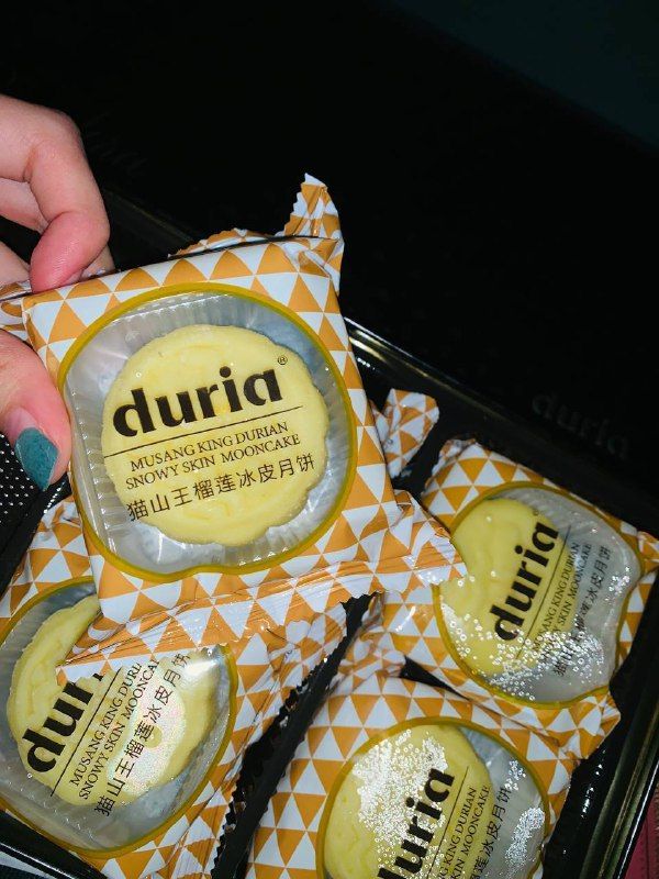 经典原味猫山王榴莲冰皮月饼_2