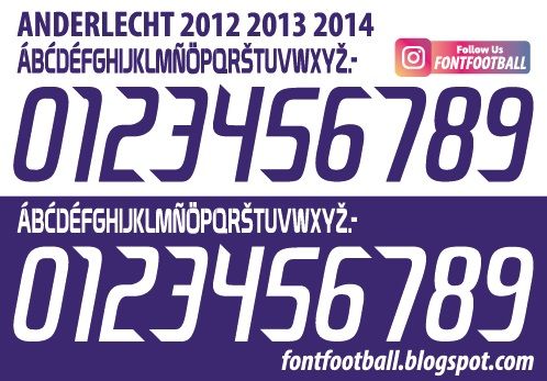 Font Vector Anderlecht 2012 2013 2014 kit_0