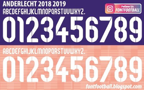 Font Vector Anderlecht 2018 2019 kit_0