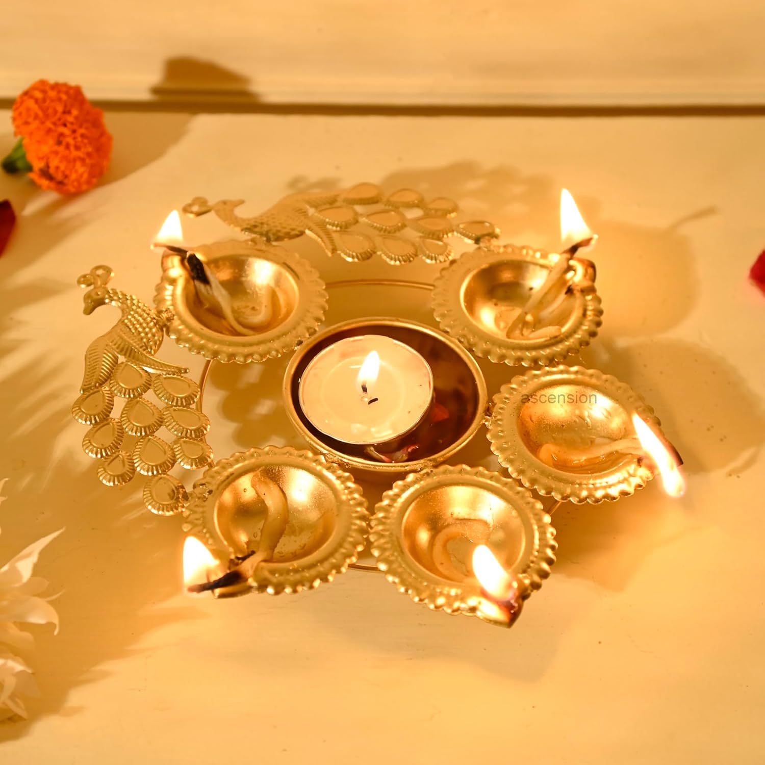 PEACOCK DIYA LIGHT_0