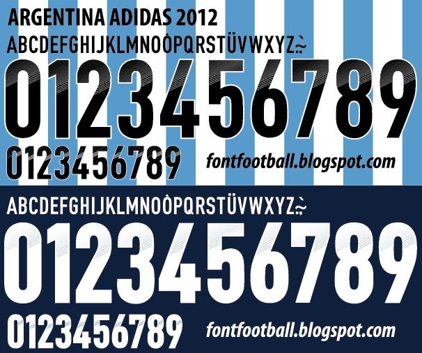 Font Vector Argentina 2012 kit_0