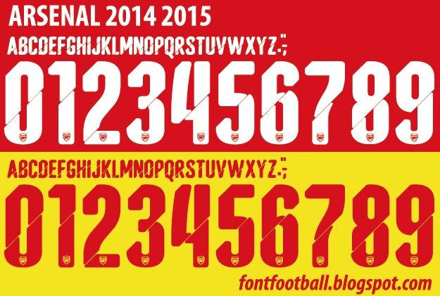 Font Vector Arsenal 2014 2015 Kit_0