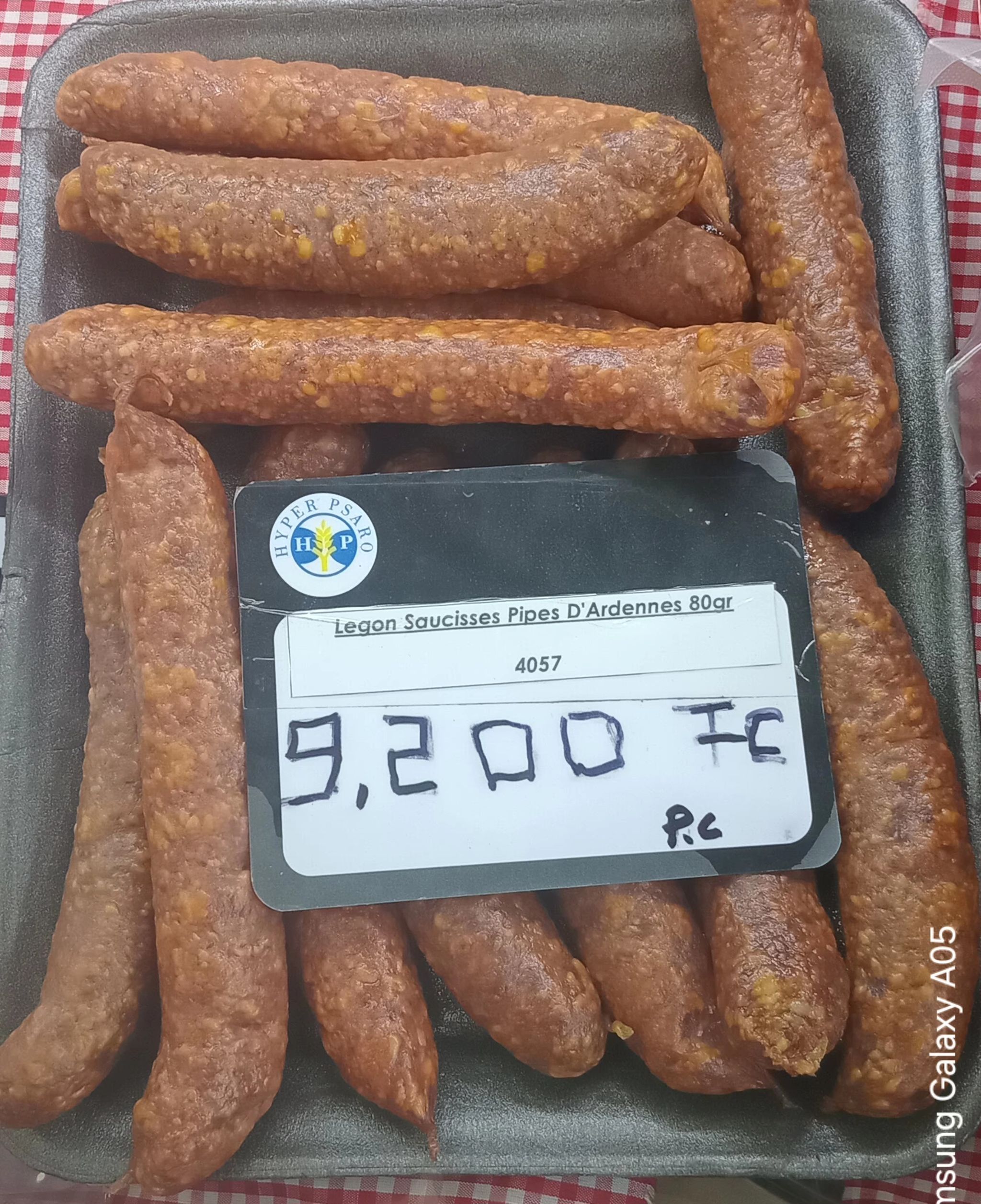 Legon Saucisses Pipes D’ardennes 1pcs 800gr_0