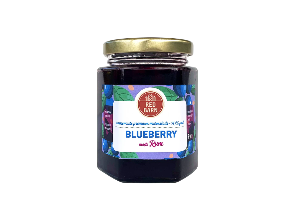 Homemade Jam Blueberry with Rum shot 6 oz / Mermelada casera de arándano con toque de ron 6 oz_0