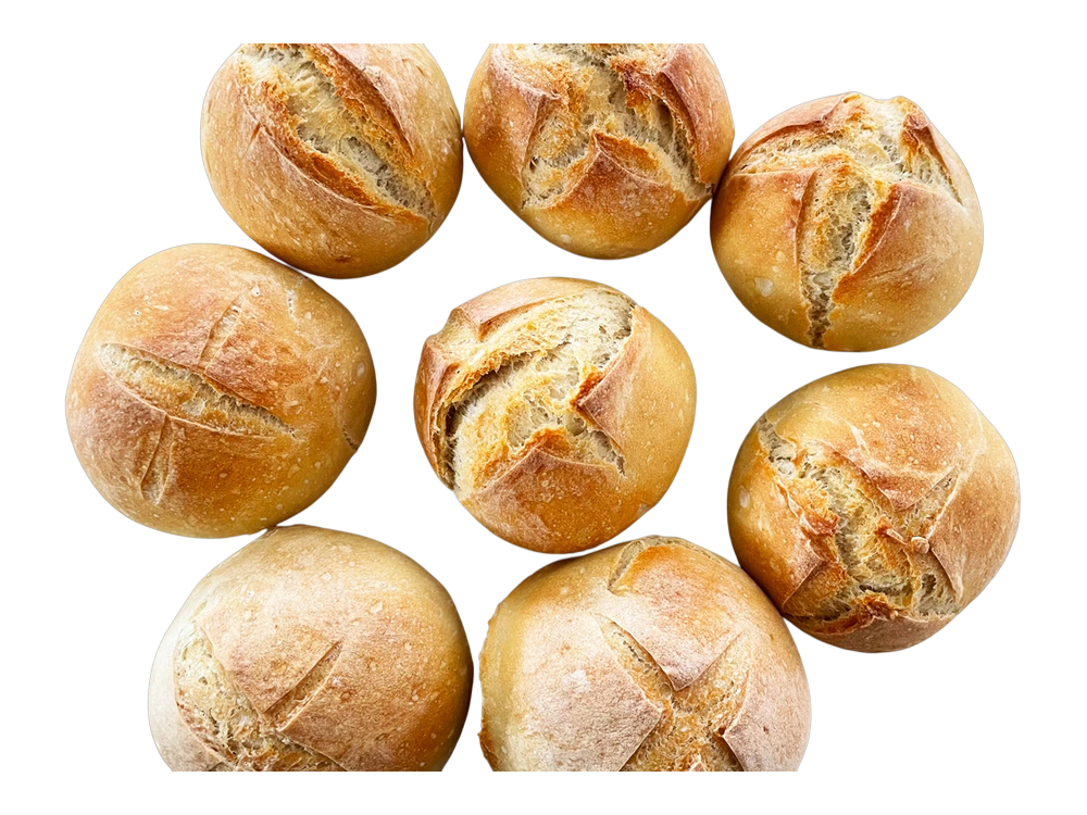 Handmade German Breakfast Rolls 500 g / Panecillos alemanes artesanales para desayuno 500 g_0