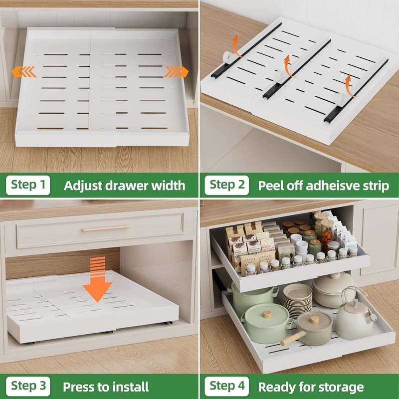 Pull-Out Drawer for Cabinets | جارور للخزاين قابل للتوسيع_9