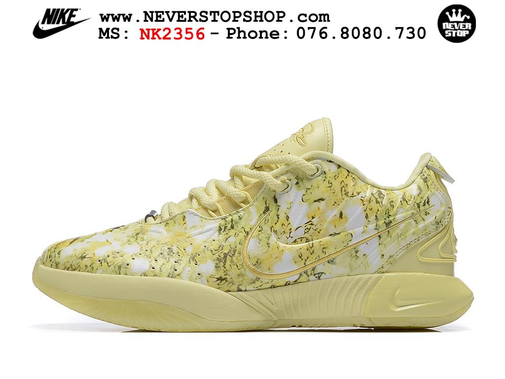 N LEBRON 21- MARBEL YELLOW - BASKETBALL SHOES_1