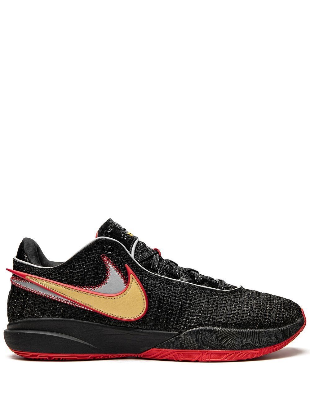 N LEBRON JAMES 20 - BLACK RED - BASKETBALL SHOES_1