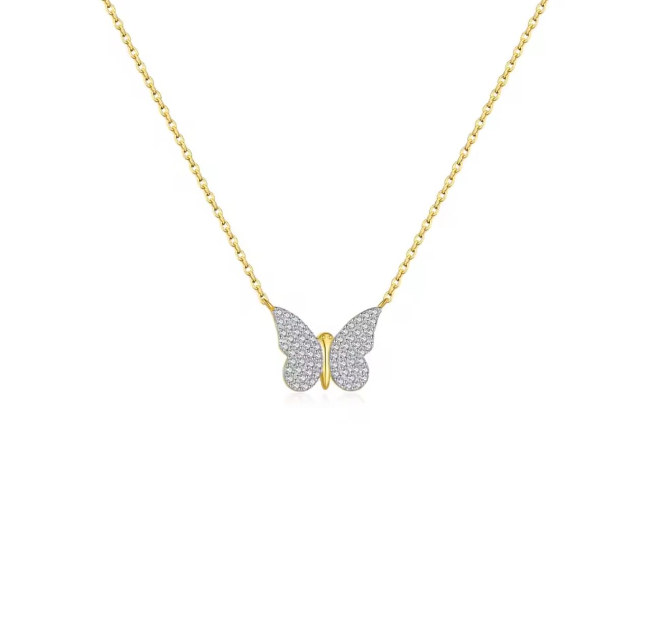 Butterfly chain necklace _0