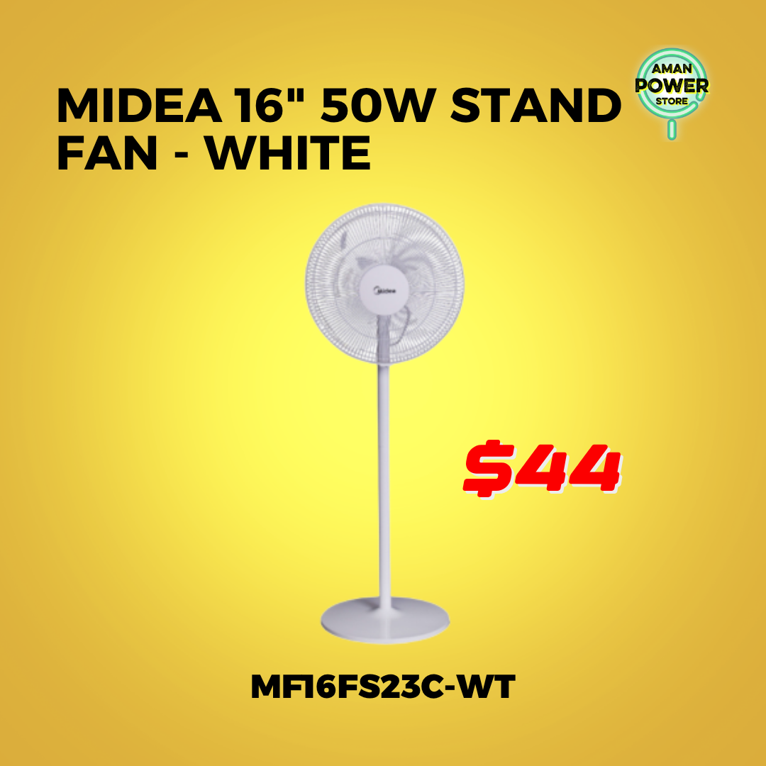 MIDEA 16" 50W STAND FAN - WHITE_0
