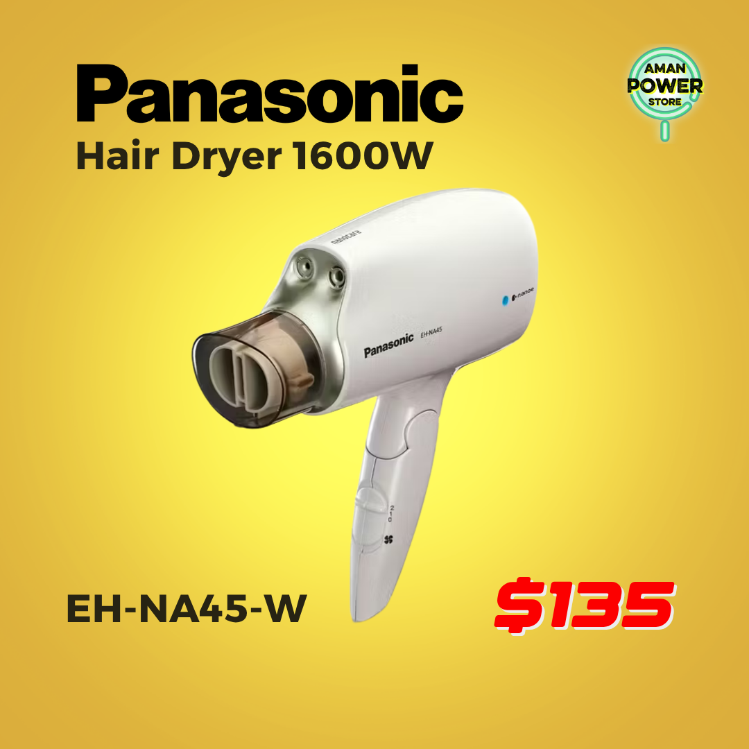 PANASONIC HAIR DRYER 1600W EH-NA45-W_0