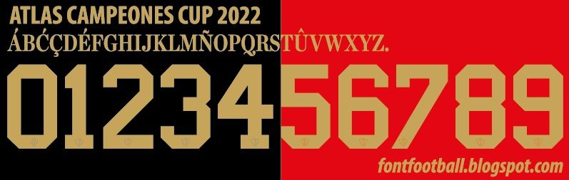 Font Vector Atlas Campeones Cup 2022 kit_0