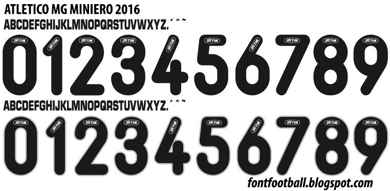 Font Vector Atletico MG Mineiro 2016 kit_0