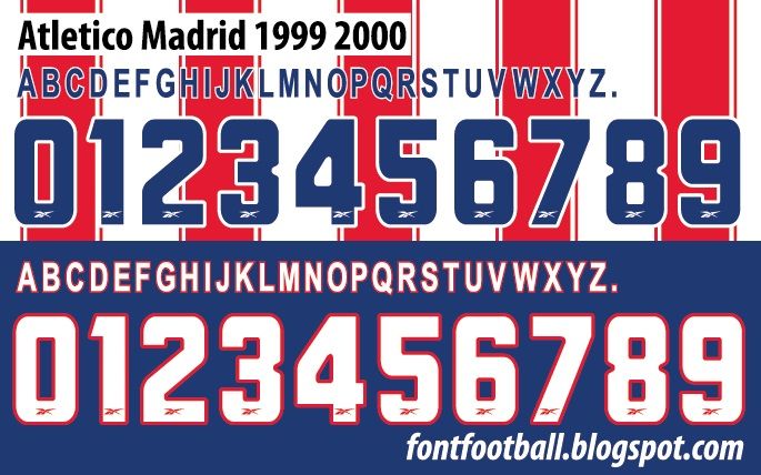 Font Vector Atletico Madrid 1999 2000 kit_0