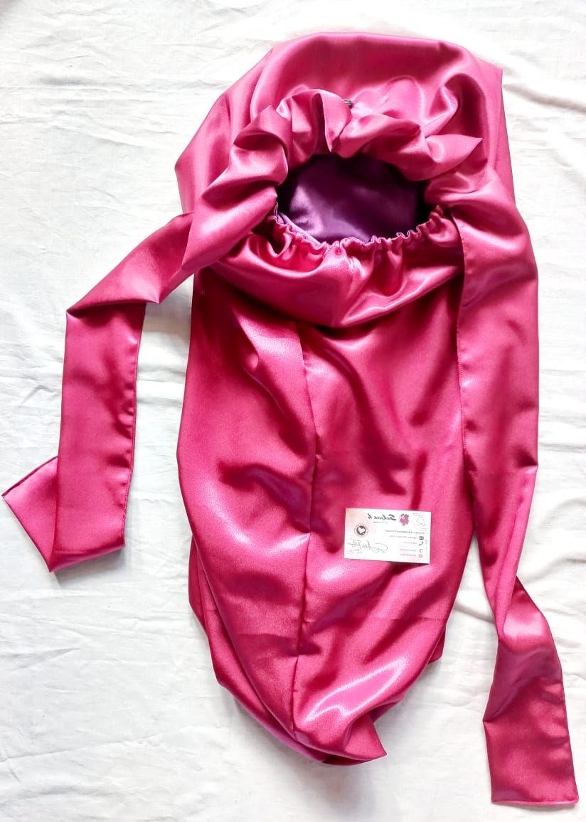 🧵 Long Satin Bonnet – For Braids, Locs & Long Hair_1