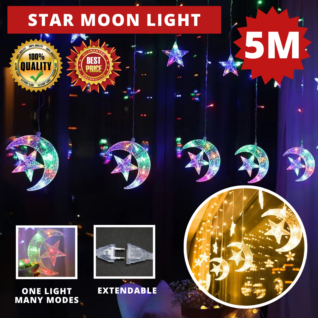 STAR MOON LIGHT 5M (LAMPU BINTANG BULAN)_0