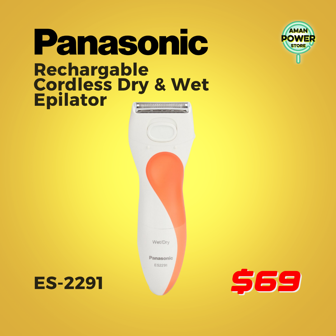 PANASONIC RECHARGABLE CORDLESS DRY & WET EPILATOR ES-2291_0