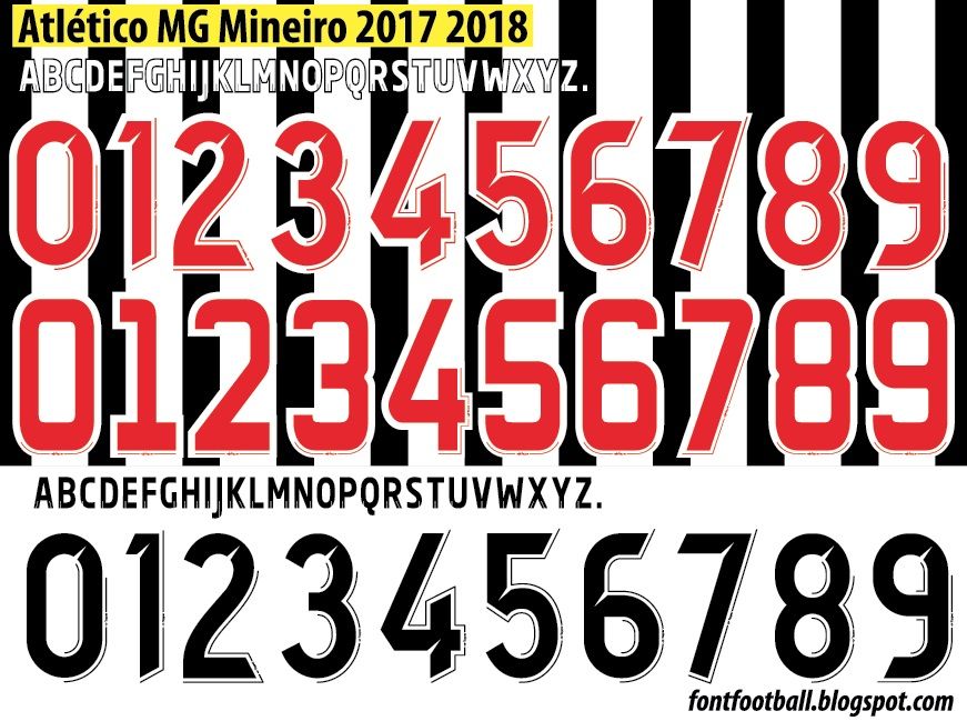 Font Vector Atlético MG Mineiro 2017 2018 kit_0