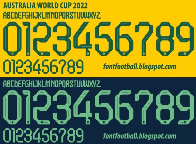 Font Vector Australia World Cup 2022 kit_0