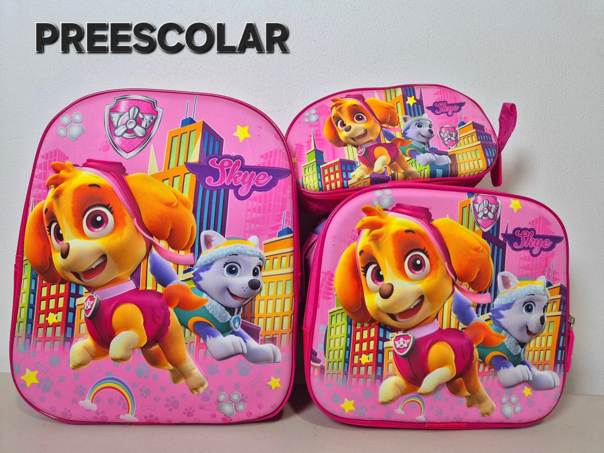 Combo mochila preescolar con luz_10