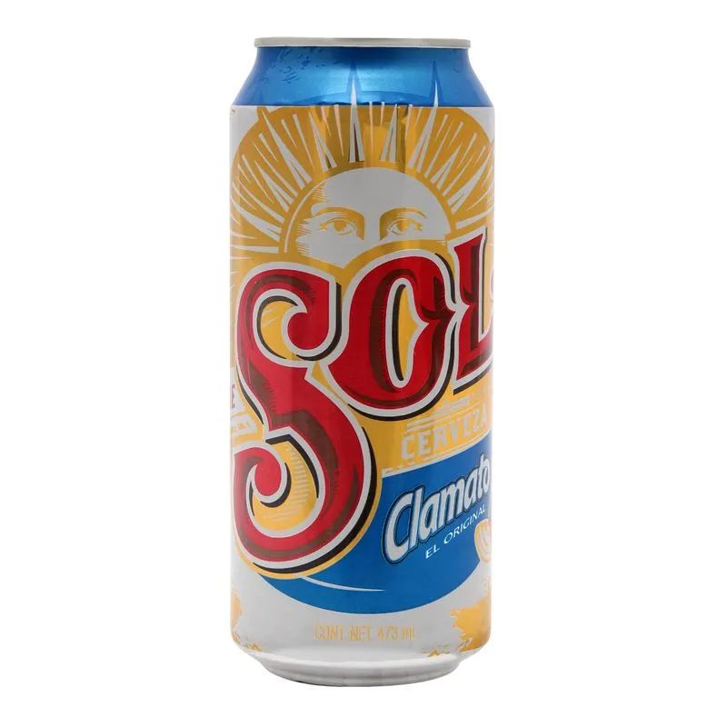 Cerveza Lata Clamato Sol 16.0 Oz_0