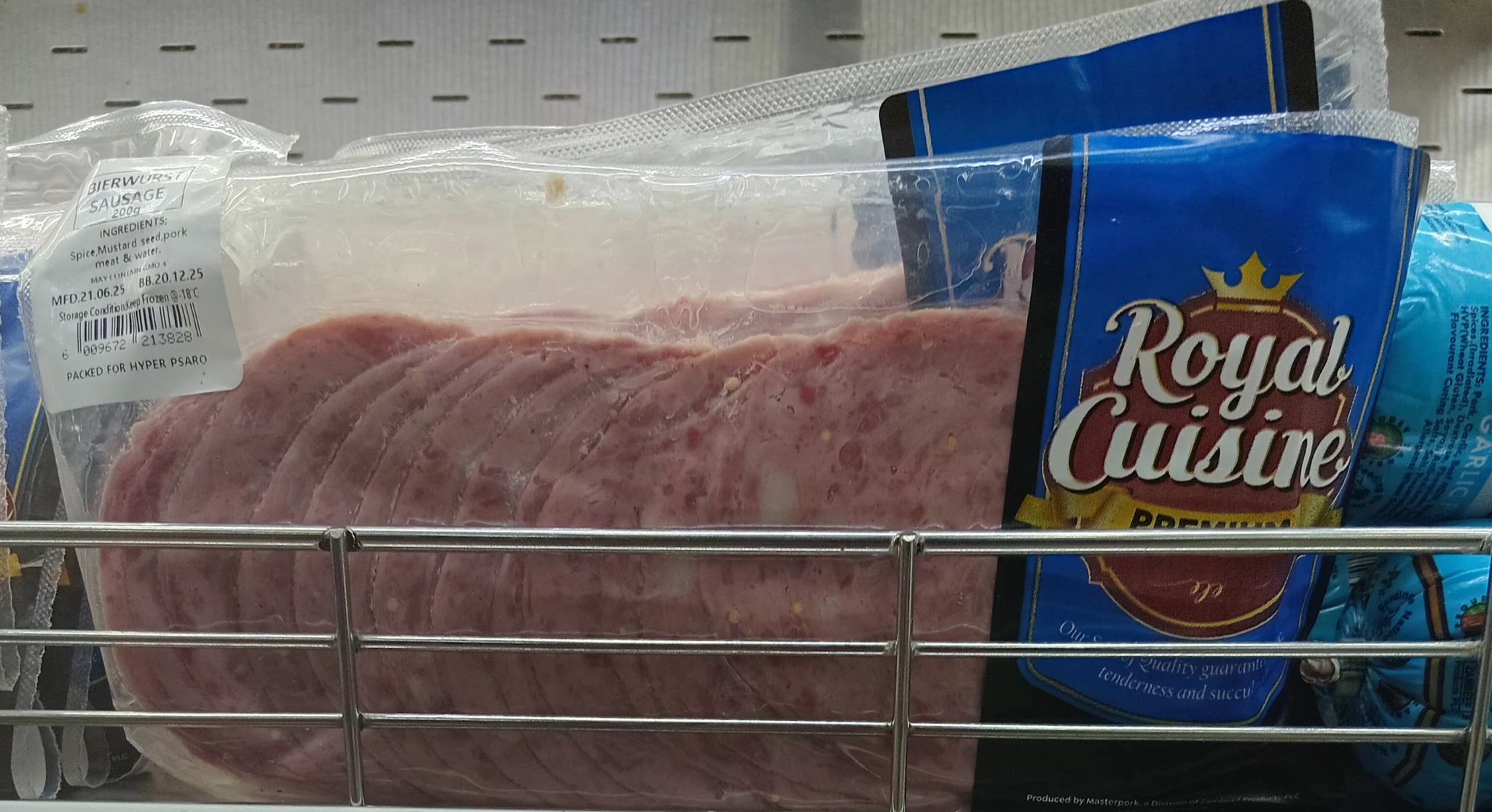 Zb Royal Cuisine Bierwurst Sausage 200gr_0