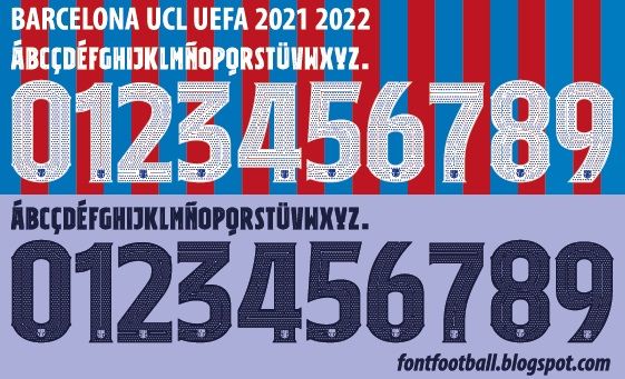Font Vector Barcelona UCL 2021 2022 kit_0