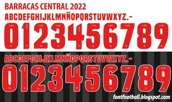 Font Vector Barracas Central 2022 kit_0