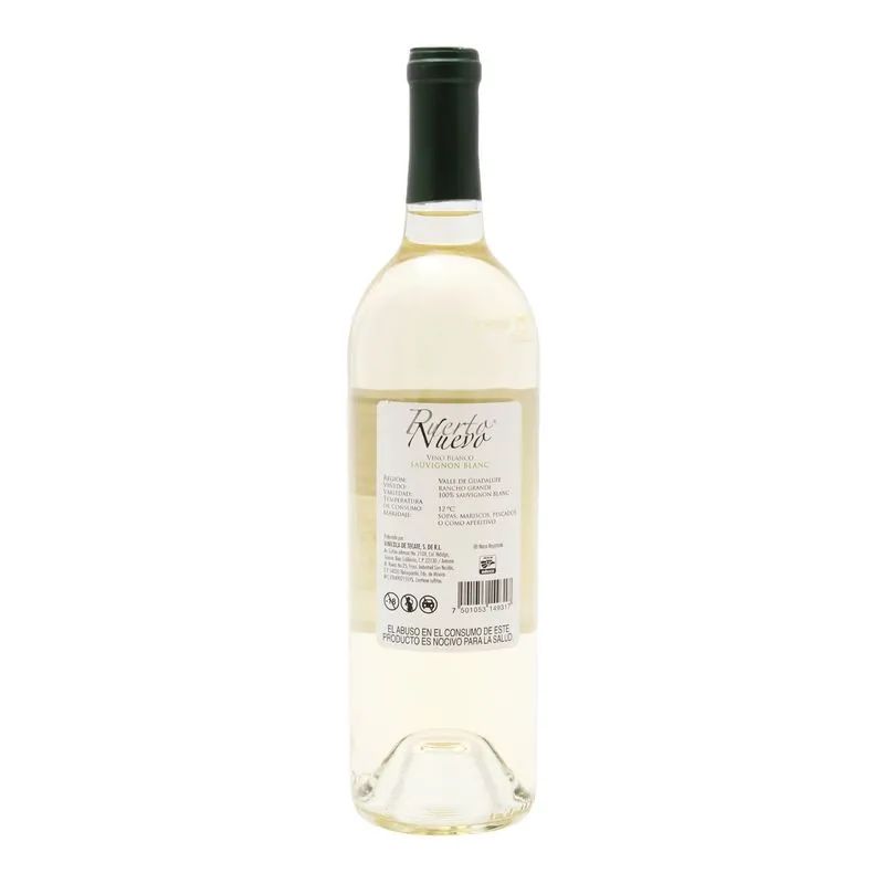 Vino Blanco Sauvingnon Blanc Puerto Nuevo 750.0 mL_0