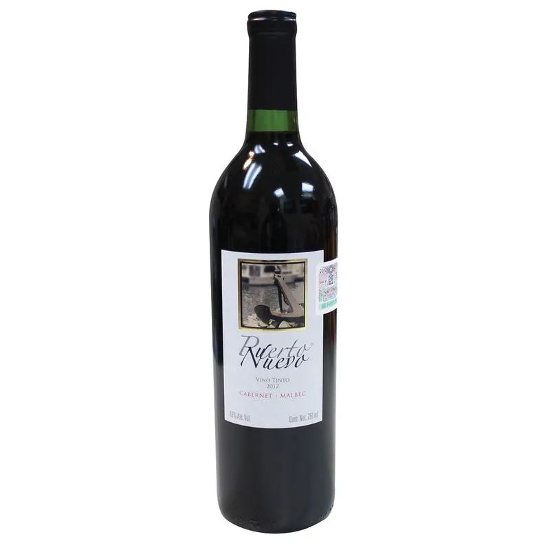 Vino Tinto Cabernet Malbec Puerto Nuevo 750.0 mL_0