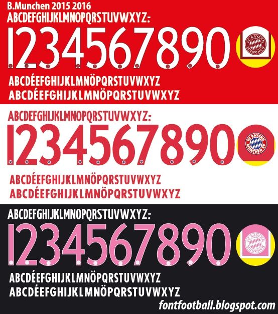 Font Vector Bayern Munchen 2015 2016 kit_0