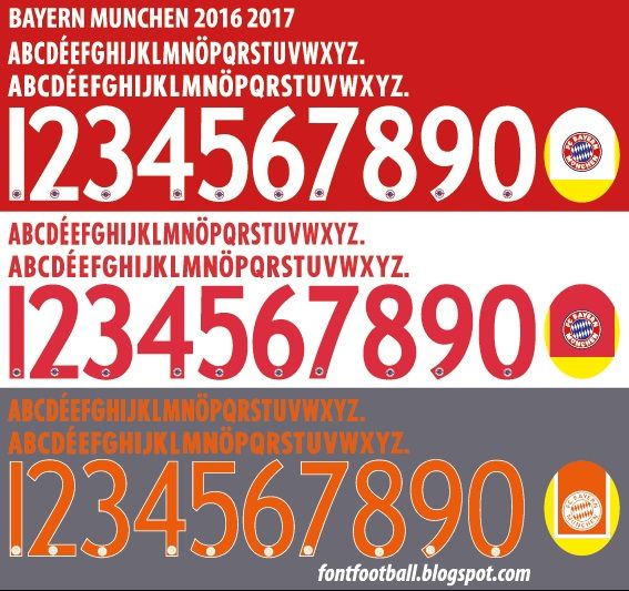 Font Vector Bayern Munchen 2016 2017 kit_0