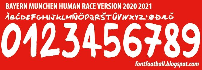 Font Vector Bayern Munchen Human Race Version 2020 2021 kit_0