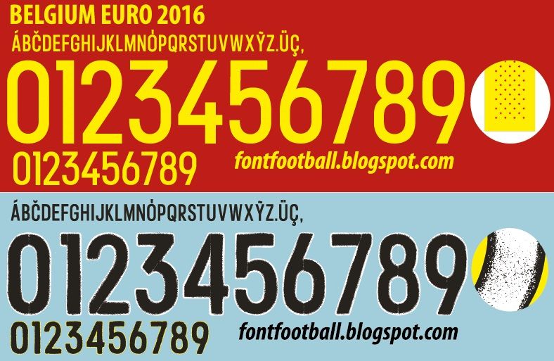 Font Vector Belgium Euro 2016 kit_0
