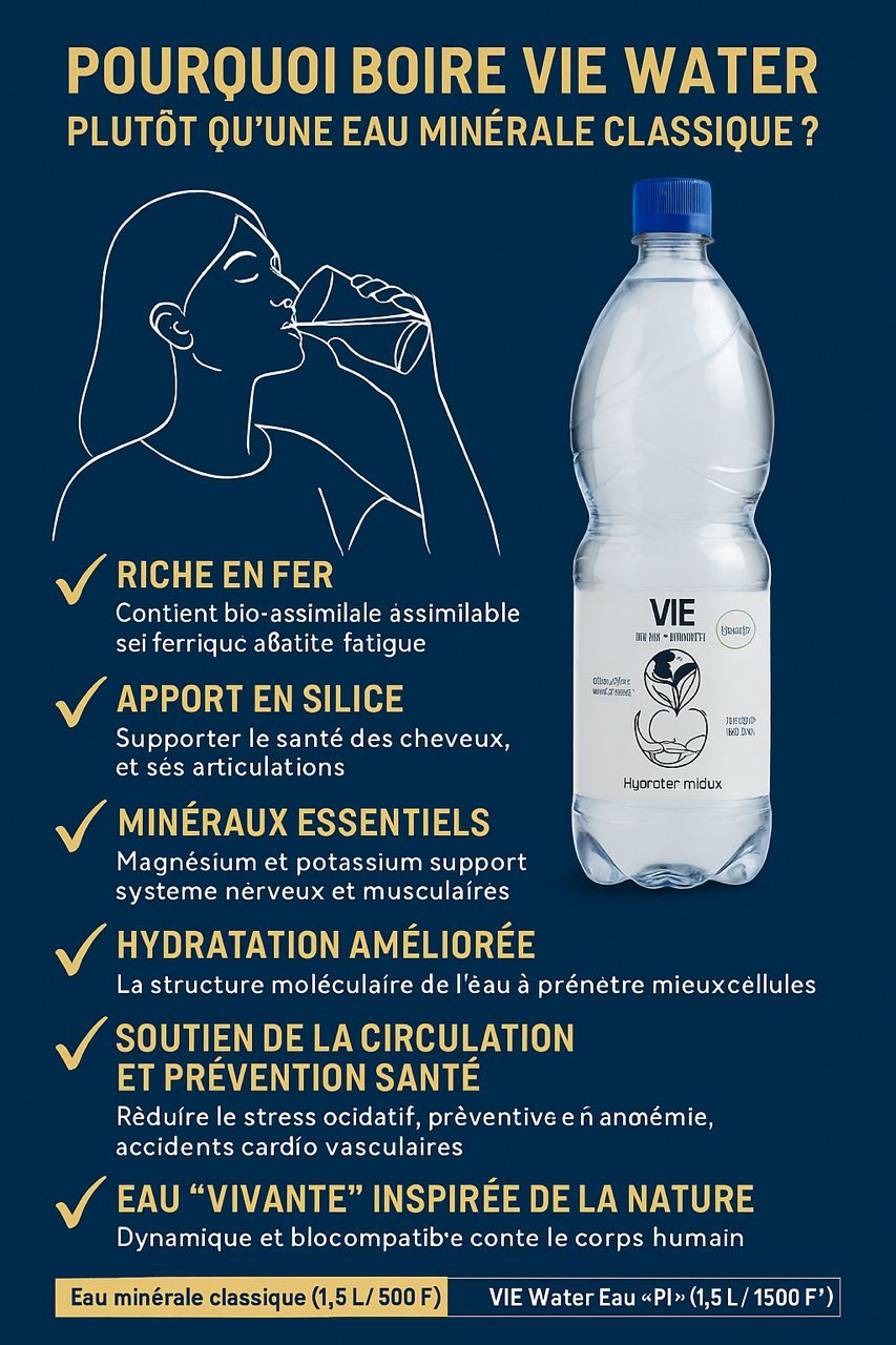 VIE Water! Eau de Vie Naturelle à Faible Minéralisation. 1500 Ml (Subventionnée par VIE Foundation)_7
