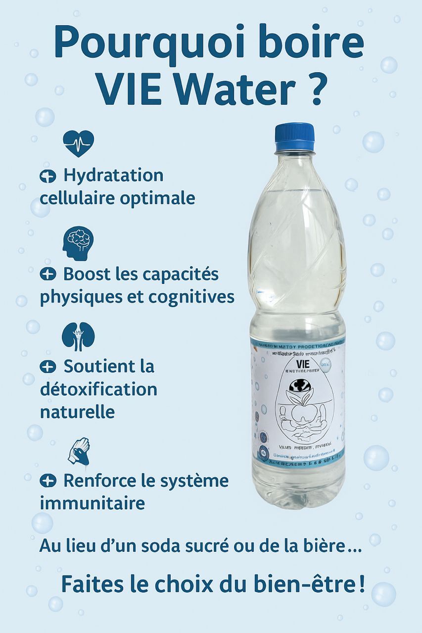 VIE Water! Eau de Vie Naturelle à Faible Minéralisation. 1500 Ml (Subventionnée par VIE Foundation)_6