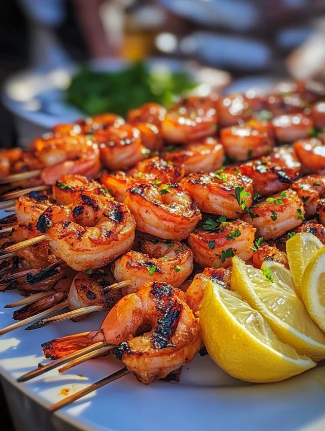 Brochettes de gambas et fromage local_0
