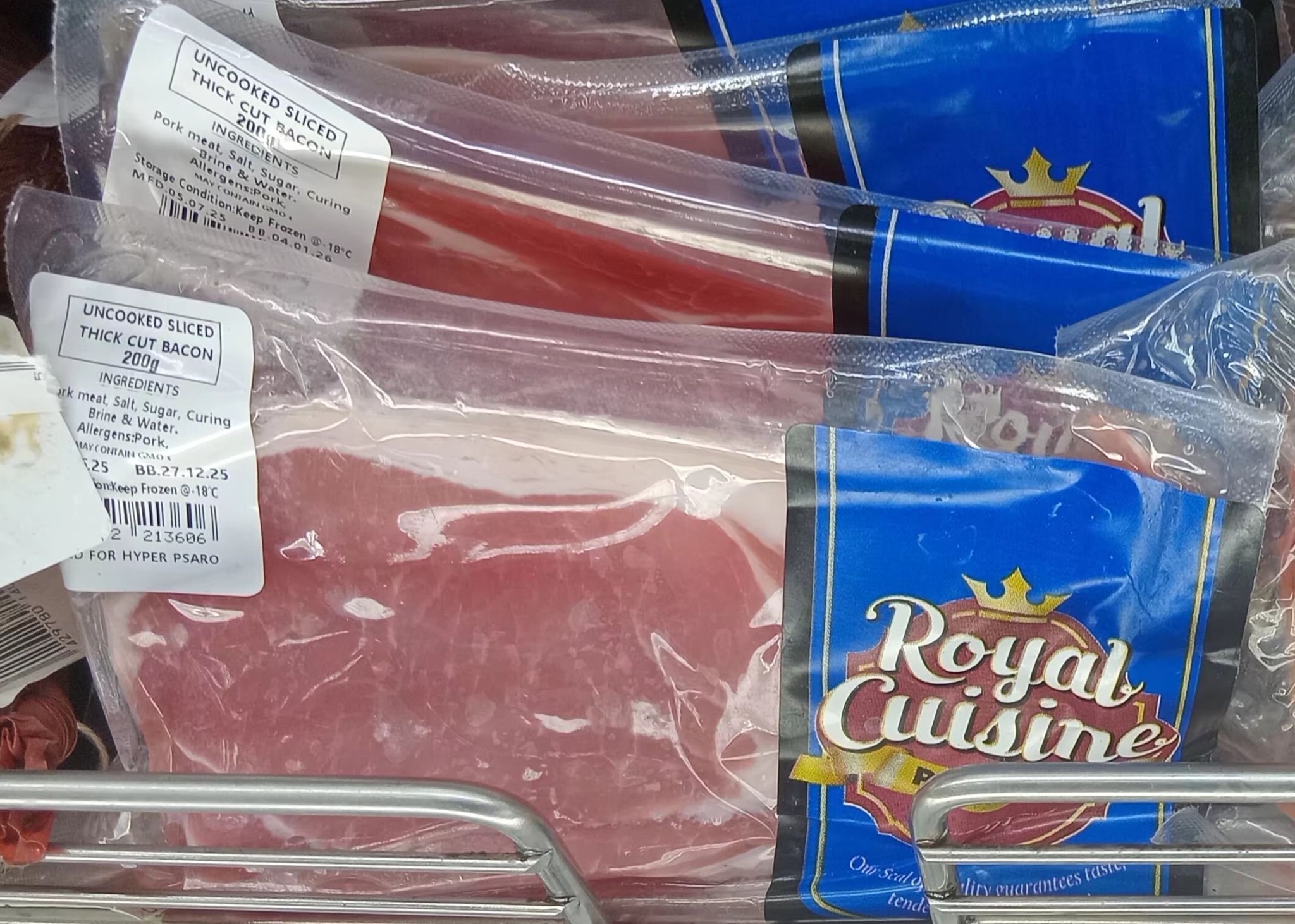 ZB Unsm. Sliced Thick Bacon 200gr_0