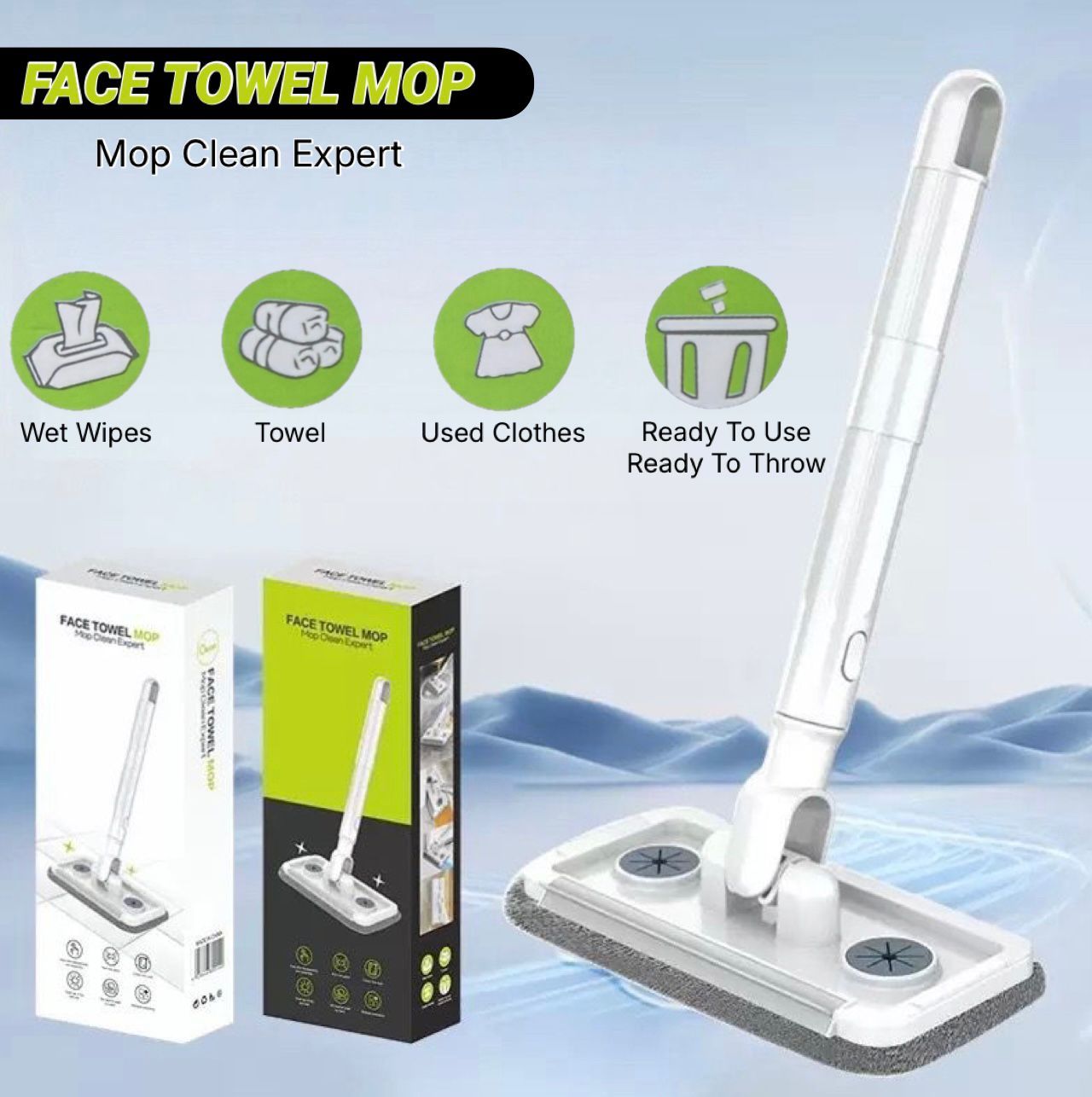 Facial Towel Mini Mop_0