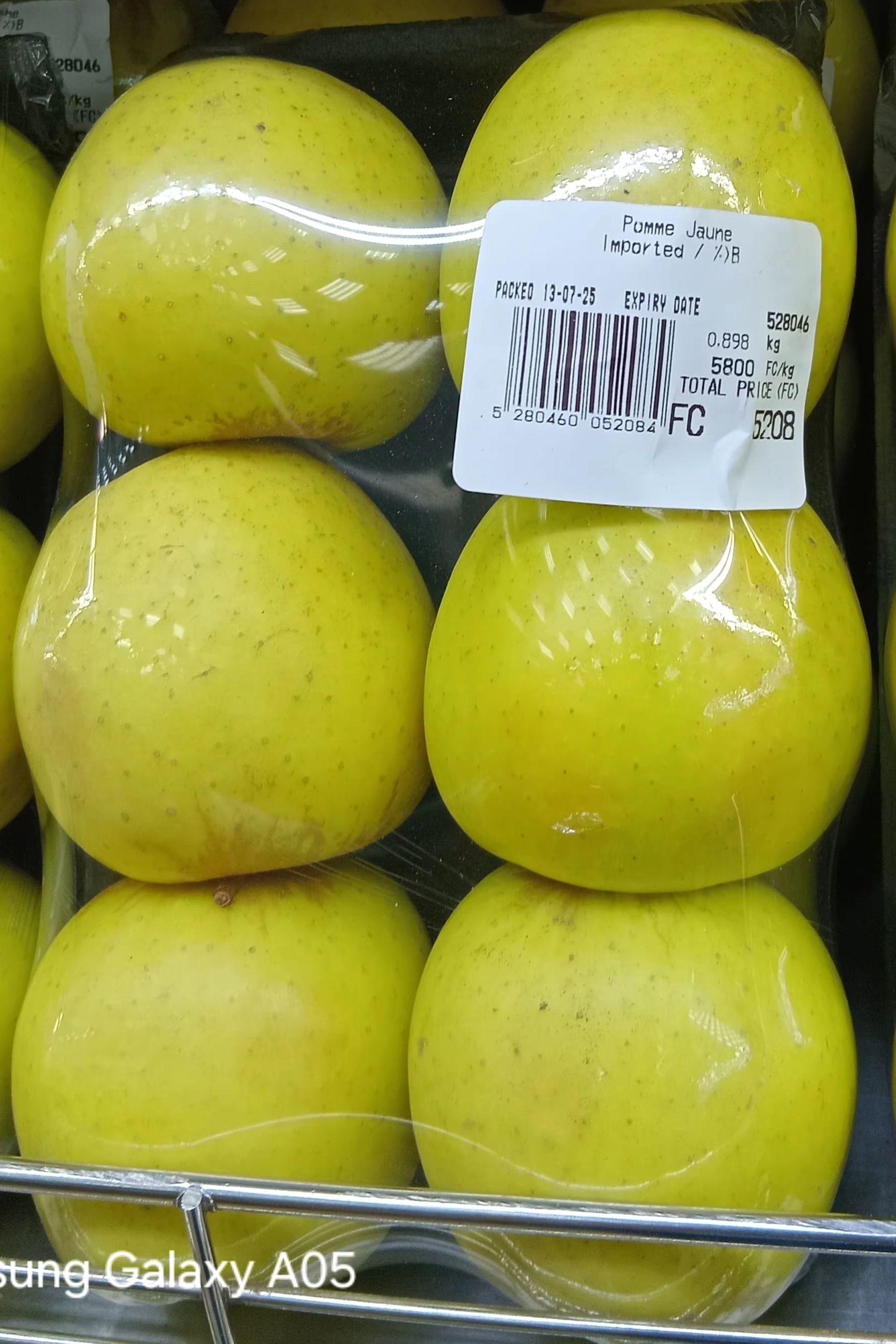 Pomme Jaune Importe 0.898gr_0