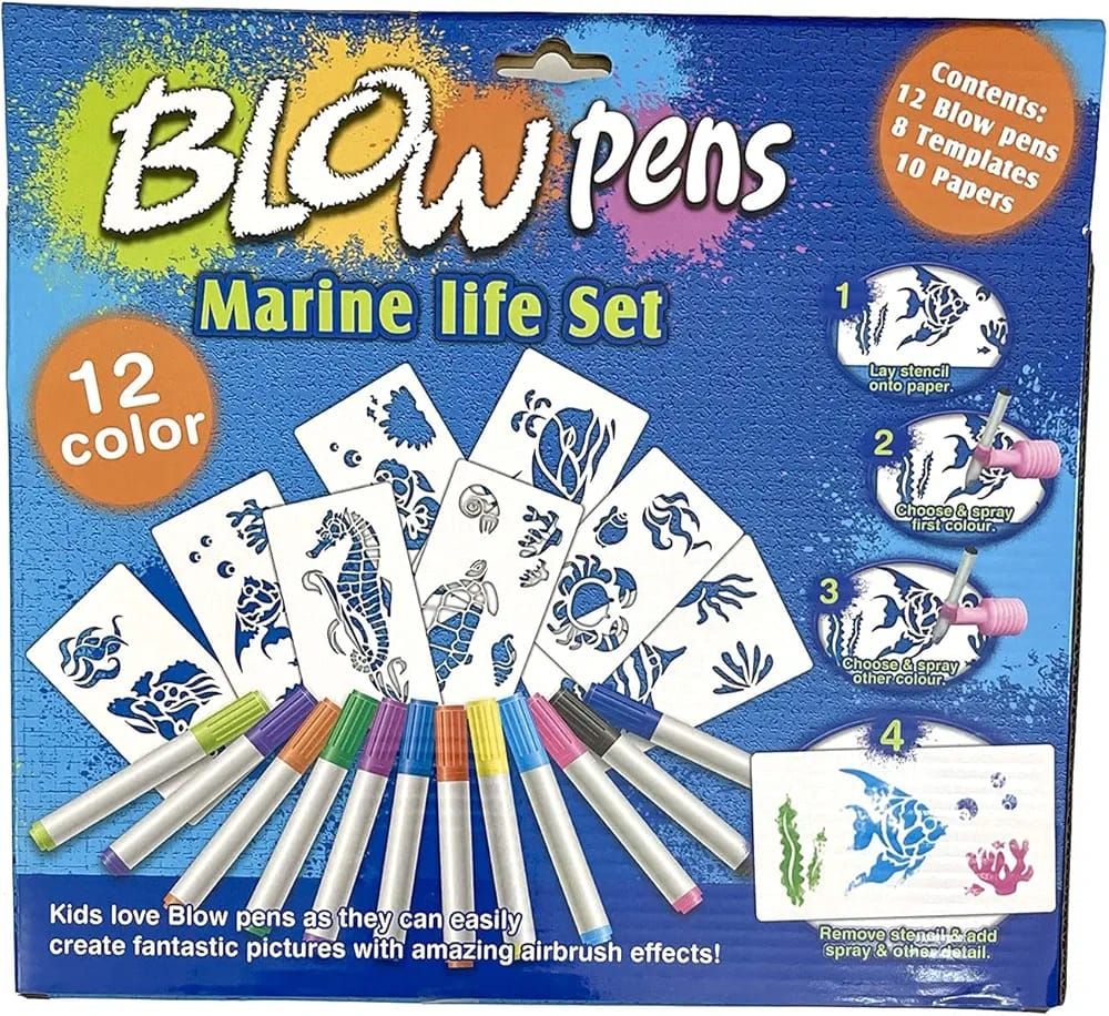 Blow Pens Kit: Magical Airbrush Art _7
