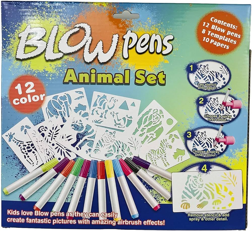 Blow Pens Kit: Magical Airbrush Art _9