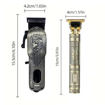 2 Piece Cordless Hair Clippers Kit_3