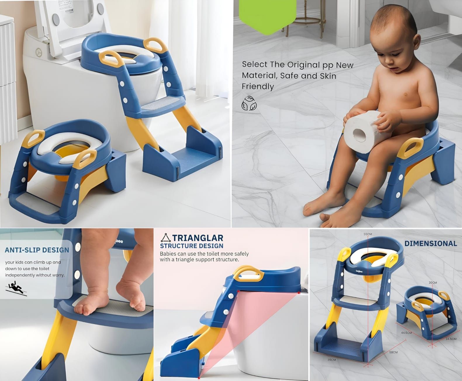 Kids Toilet Stepping Seat_0